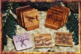 Koa Wood Coasters 